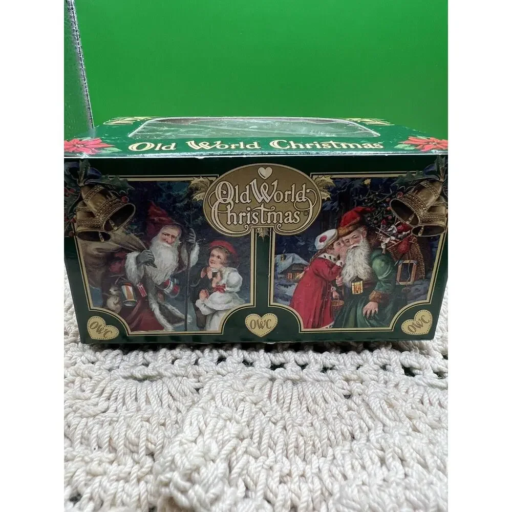 Old World Christmas Ornament-Peppermint Heart (Our First Christmas) NEW #30020‎